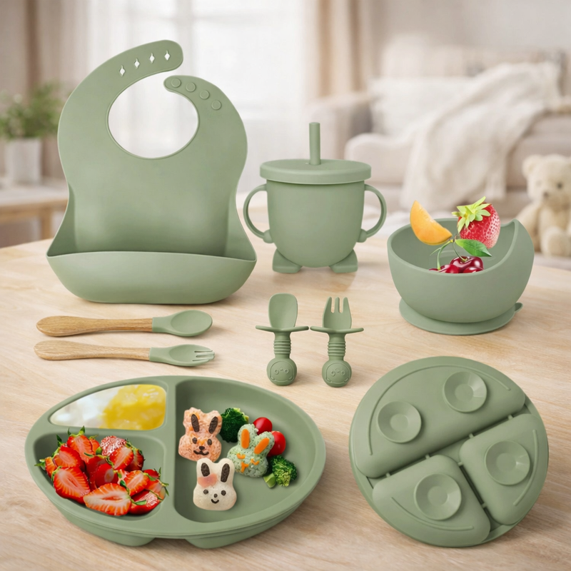 Talheres com Ventosa Bebê