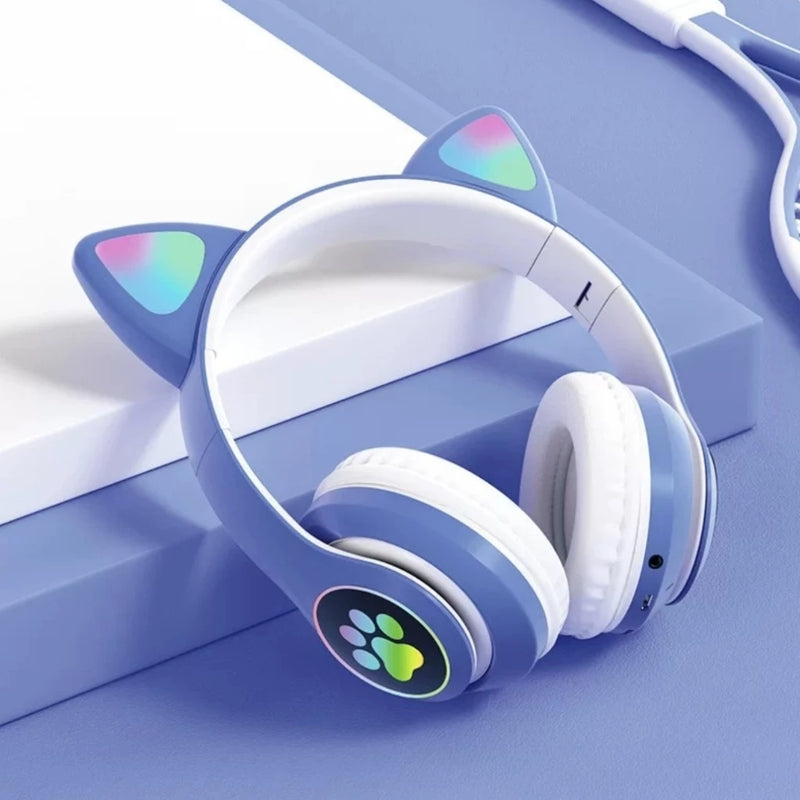 Fone Orelha de Gato Bluetooth