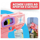 Lança Bolhas Infantil com Luz