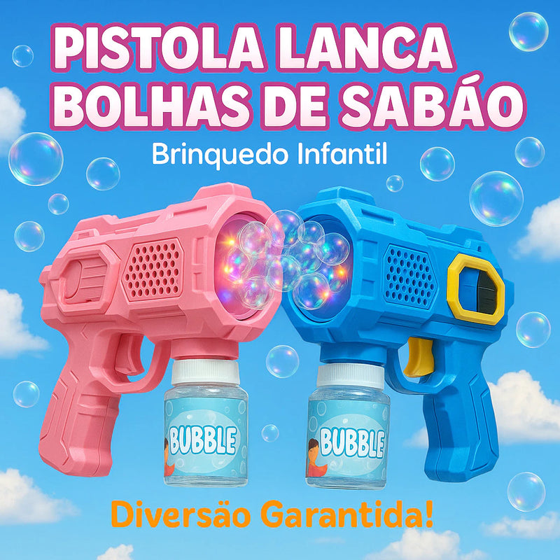 Lança Bolhas Infantil com Luz